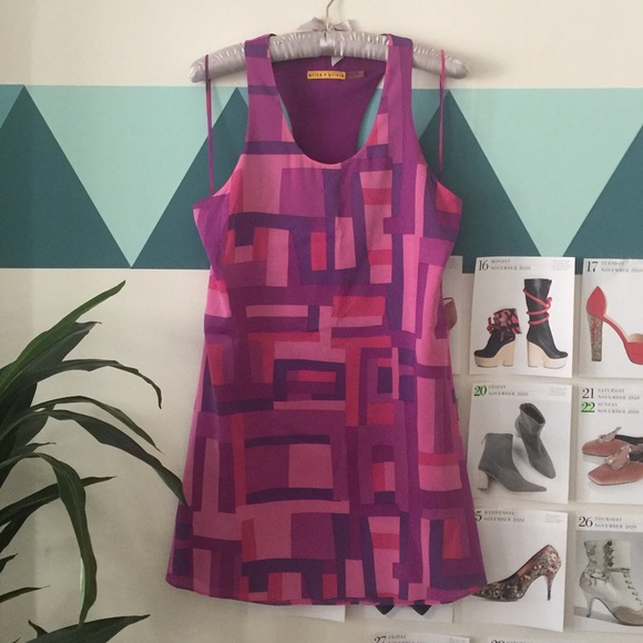 Alice+Olivia Silk Racerback Dress - Picture 2 of 5